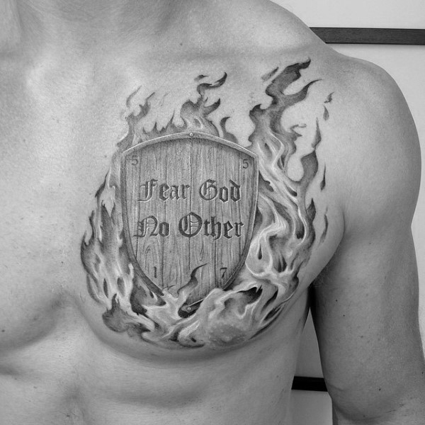 Top 70 Best Shield Tattoo Design Ideas For Men - Armor Body