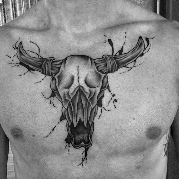 Top 93 Bull Skull Tattoo Ideas 2021 Inspiration Guide Bull s