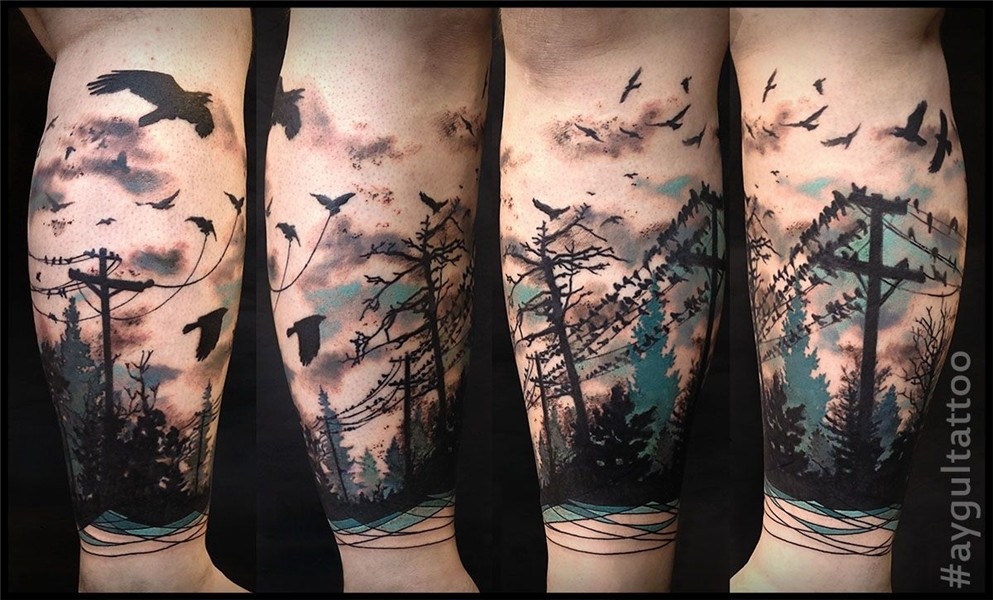 Tree tattoo men, Watercolor tattoo tree, Tree tattoo designs