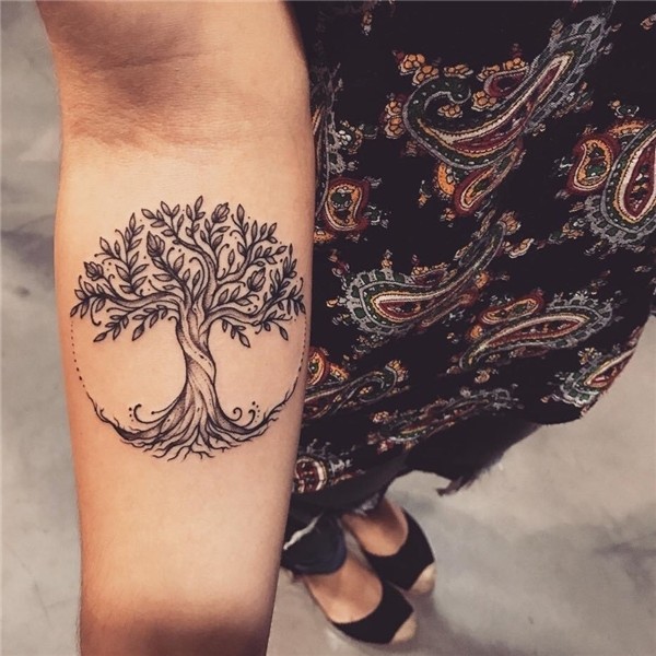 Tree tattoo uploaded by pao_13 on We Heart It