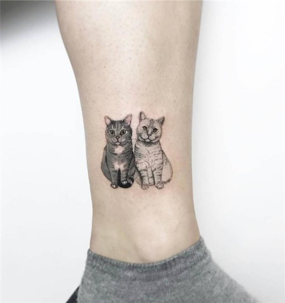 Trendy tattoos, Cat tattoo designs, Leg tattoos