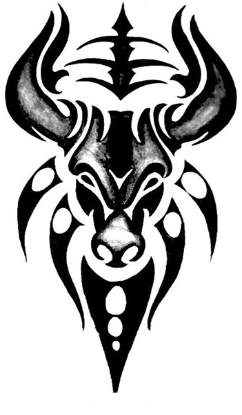 Tribal Bull Taurus tattoos, Taurus bull tattoos, Bull tattoo