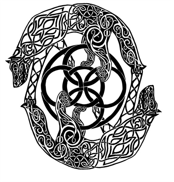 Tribal Celtic Wolf Design by jjferrit on deviantART Celtic w