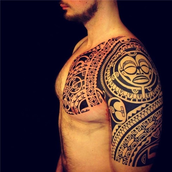 Tribal Chest To Arm Tattoo * Arm Tattoo Sites