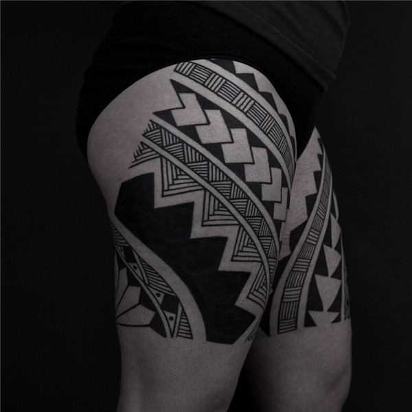 Tribal Thigh Tattoos Designs, Ideas and Meaning Tattoos For