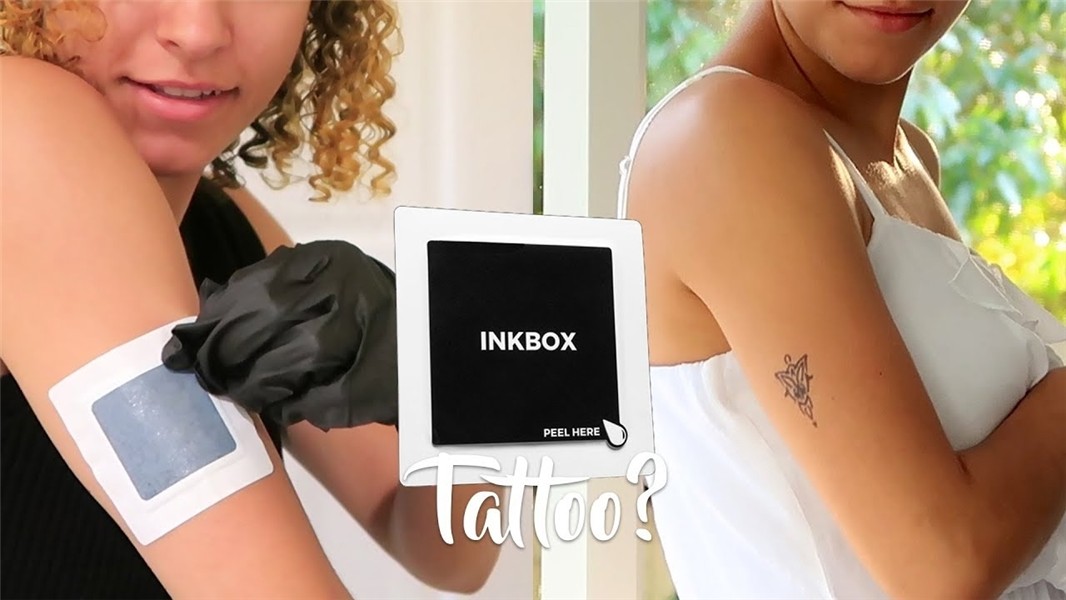 Trying Inkbox Temporary Tattoo - looks real?? - YouTube