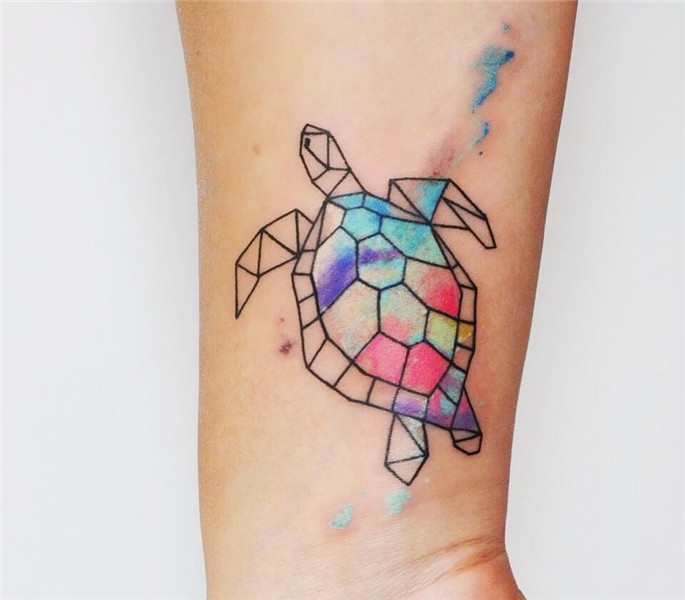 Turtle tattoo by Aleksandra Katsan Photo 16944
