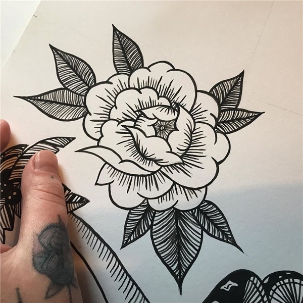 UPDATED: 40+ Peony Tattoos that Pop (August 2020)