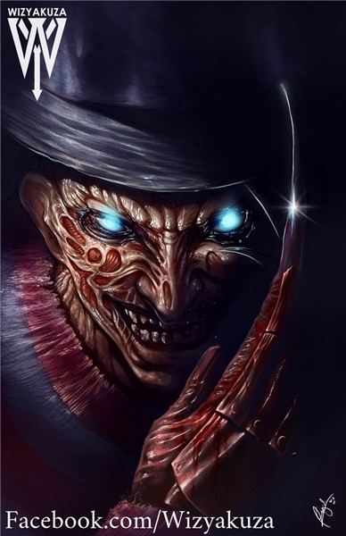 Ultimate Nightmare Freddy krueger art, Horror artwork, Horro