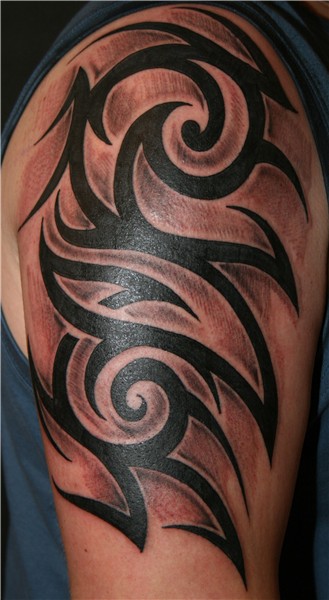 Upper Arm Tribal Sleeve Tattoo * Arm Tattoo Sites