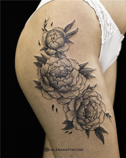 Valera Kot Tattoer Tattoos, Sunflower tattoo shoulder, Thigh