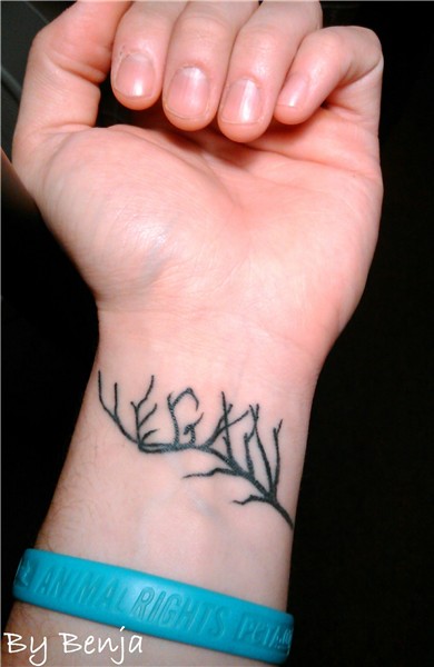 Vegan branch tattoo by Benja Vegan tattoo, Tattoo designs, T