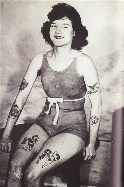 Vintage Tattoos Vintage tattoo, Tattoed women, Retro tattoos