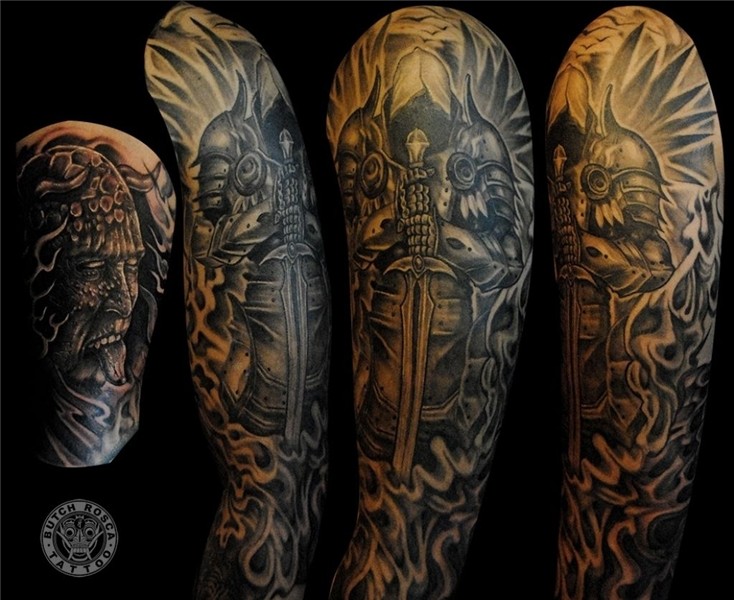 Warrior Sleeve Tattoo * Half Sleeve Tattoo Site