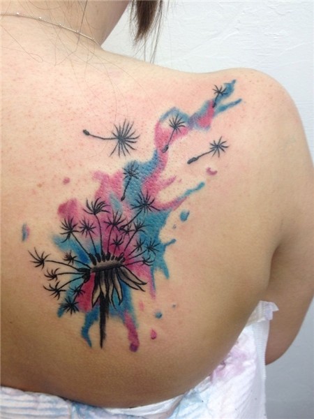 Watercolor Tattoos Dandelion Ideas - Yo Tattoo