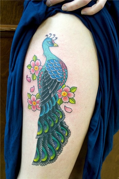 Watercolor Tattoos Peacock Ideas - Flawssy