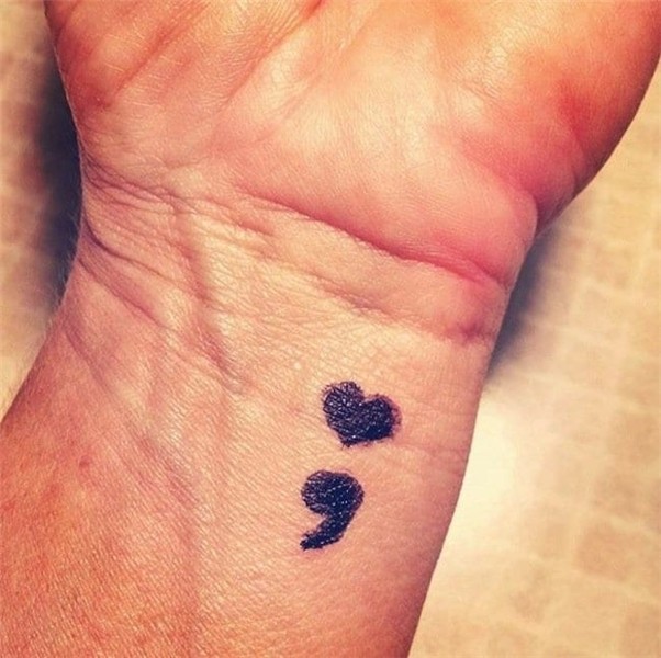 Waves Of People Get Semi Colon Tattoos For Mental Health Awa
