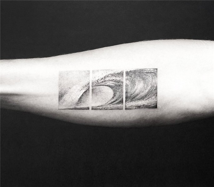 Wave tattoo by Mr K Tattoo Photo 17710
