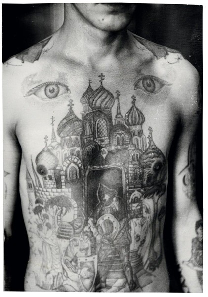 We are Russians and God with us Russian prison tattoos, Crim