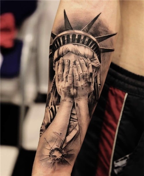 Who Shot the Statue of Liberty? Statue of liberty tattoo, Li
