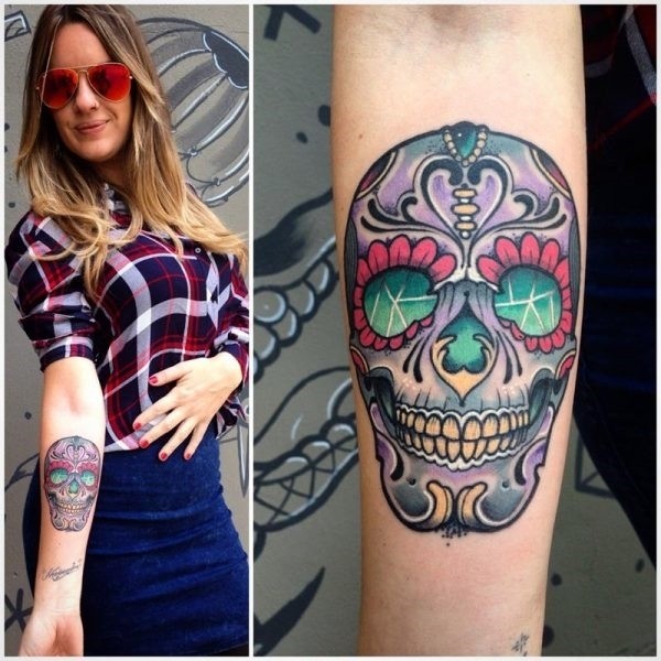 Wonderful Mexican cranium tattoos - Nexttattoos