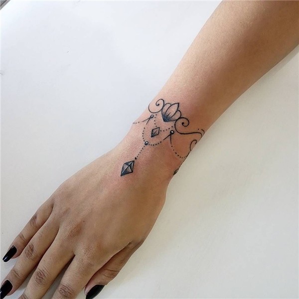 Wrist Charm Bracelet Tattoo Wrist tattoos for women, Wrist b