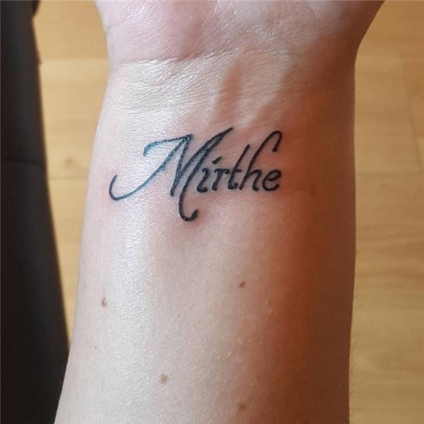 Wrist name Tattoos