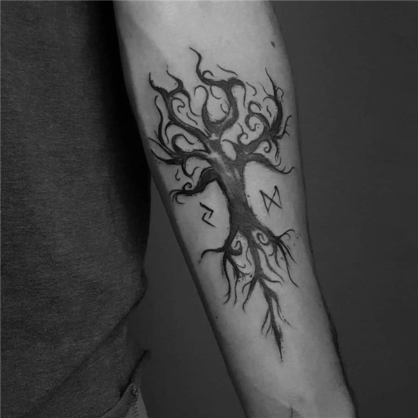 ▷ Yggdrasil Viking Tree Of Life Tattoo