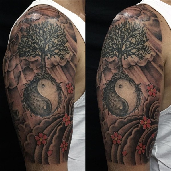Yin-Yang-Tattoo (18) Life tattoos, Ying yang tattoo, Tattoos