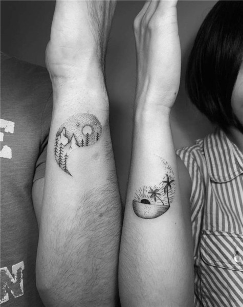 Yin and Yang couple tattoo by Maan Simbajon Best couple tatt