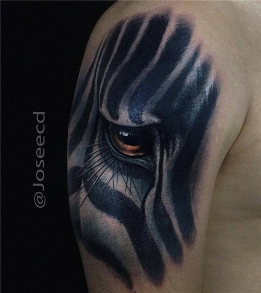 Zebra Eye Tattoo Zebra tattoos, Eye tattoo, Animal tattoos