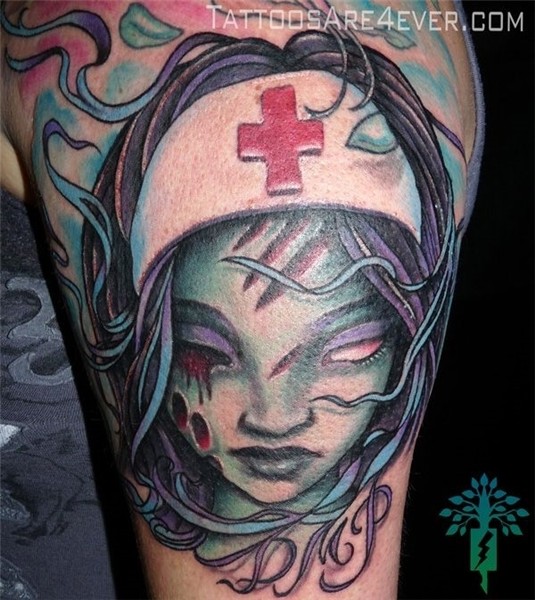 Zombie Nurse Tattoos tattoos are forever new jersey Zombie t
