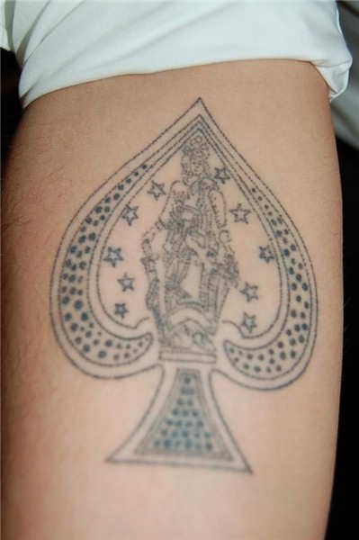 ace of spades tattoo Poker tattoo, Spade tattoo, Tattoos