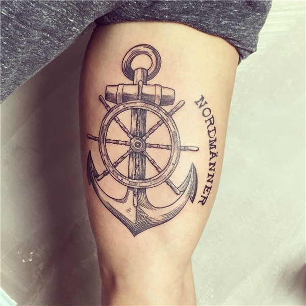 anchor - by Zsolt at tattoo anansi Munich #anchor #anker #li