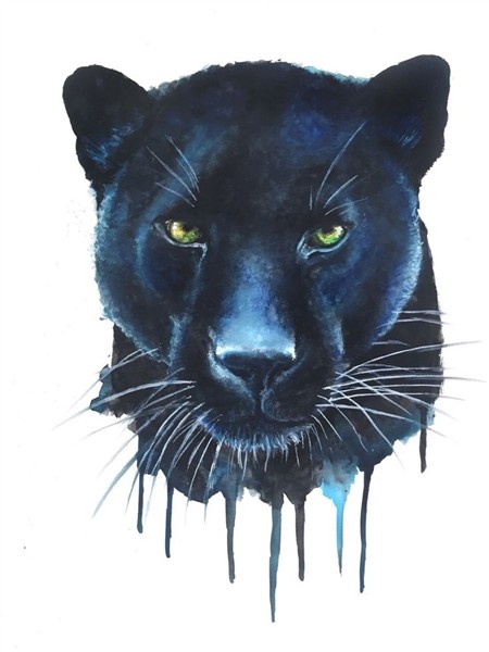 artshop Black panther tattoo, Panther tattoo, Cat art