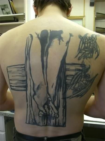 back tattoo from Boondock Saints II Simple tattoo with meani