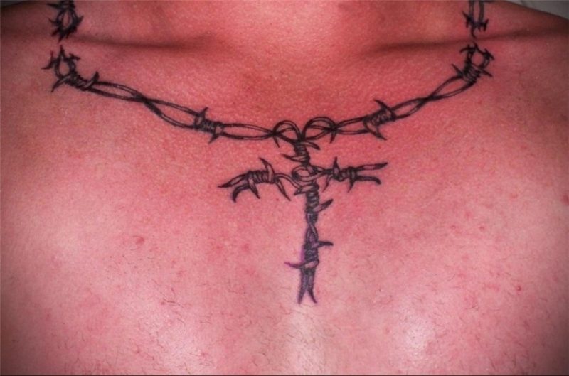 barbed wire tattoo 01.02.2020 № 080 -barbed wire tattoo- tat