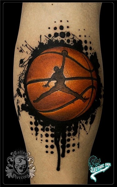 basketball tattoo by quintocavaleiro Tatuagens de basquete,