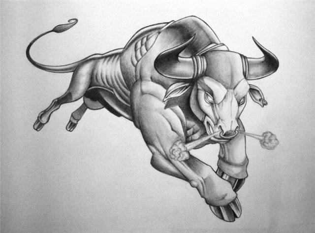 bull sketch - Google'da Ara Bull tattoos, Taurus bull tattoo