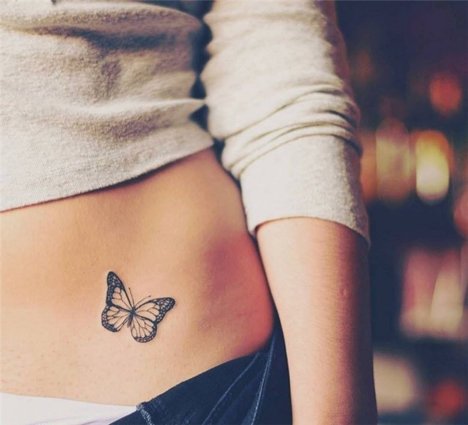 butterfly tattoo Hip tattoo small, Hip tattoos women, Hip ta
