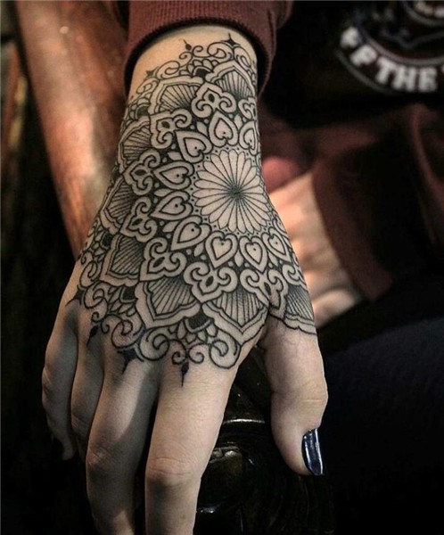 by Boni Lucena Mandala hand tattoos, Hand tattoos for guys,