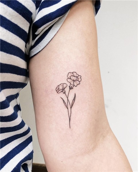 carnation tattoo - Google Search Marigold tattoo, Carnation