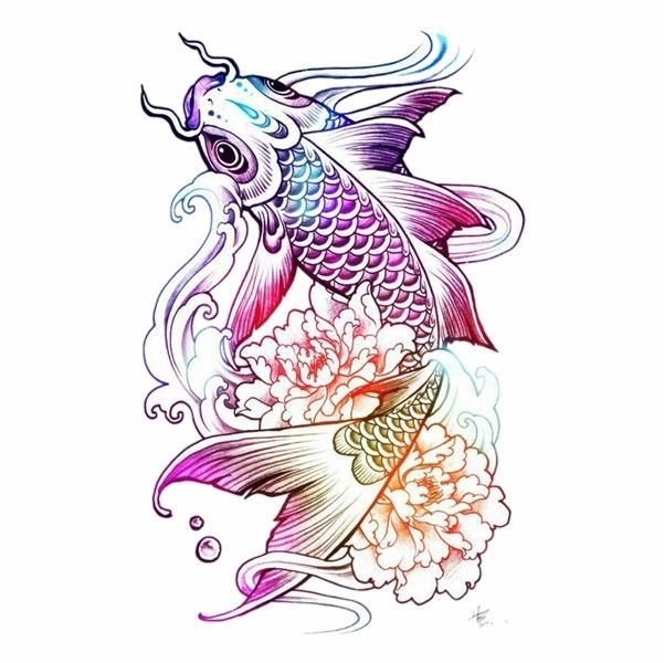 #carpa #oriental #color #tattoo #tatuagem @lucianoballack -