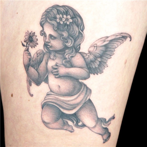 cherub tattoo - Google Search Cherub tattoo, Tattoos, Animal