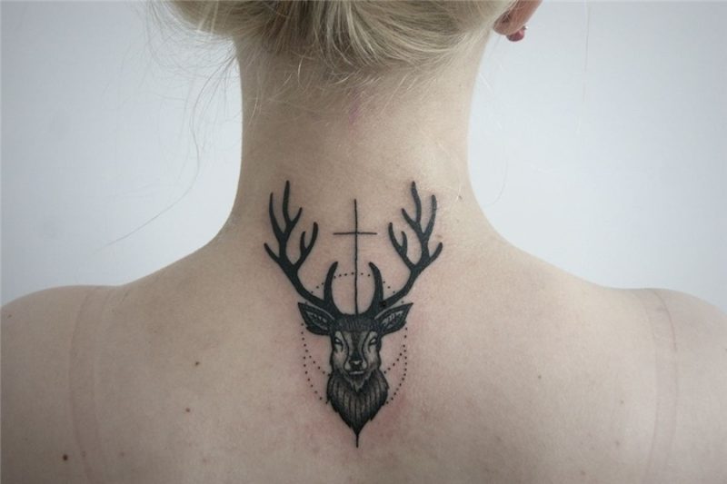 deer tattoo on Behance Incredible tattoos, Tattoos, Stag tat