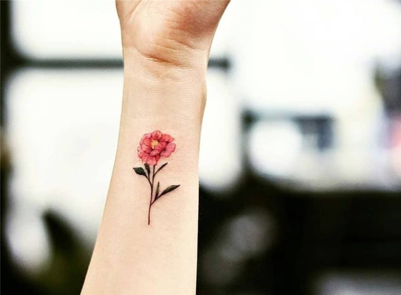 🌷 #drag_ink #peony Peony flower tattoos, Flower wrist tattoo