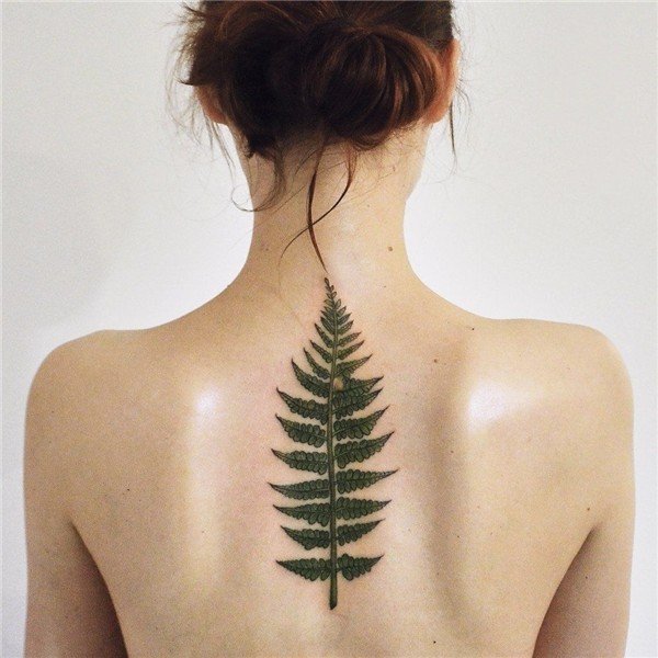 fern tattoo plant Fern tattoo, Botanical tattoo, Neck tattoo