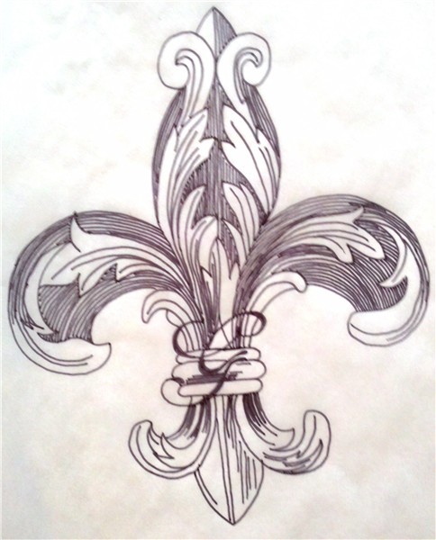 fleur de lis Airbrush tattoo, Art tattoo, Tattoos