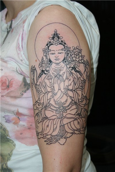 four arm buddha Buddha tattoo, Buddha tattoo design, Buddha