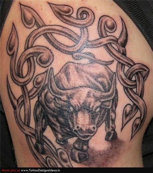 free tribal bull tattoos tattoing designs TattooDesignsIdeas